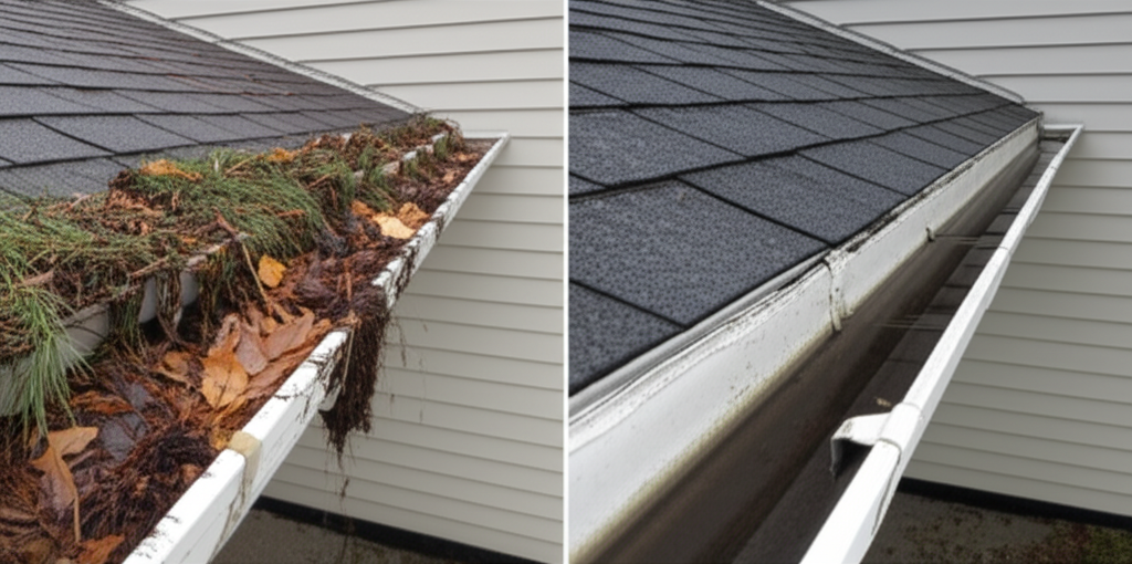 Professional gutter cleaning service in Spokane, Washington