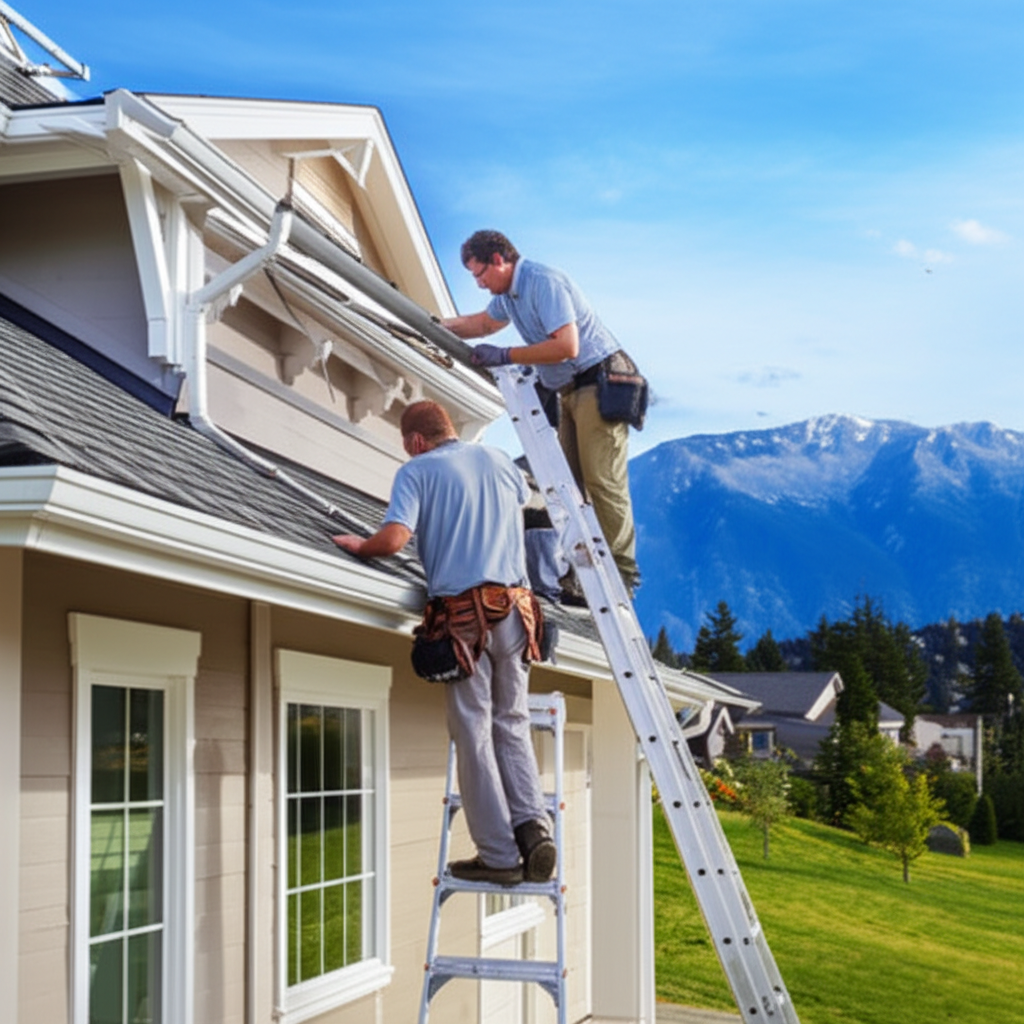 Professional gutter installation in Spokane, WA